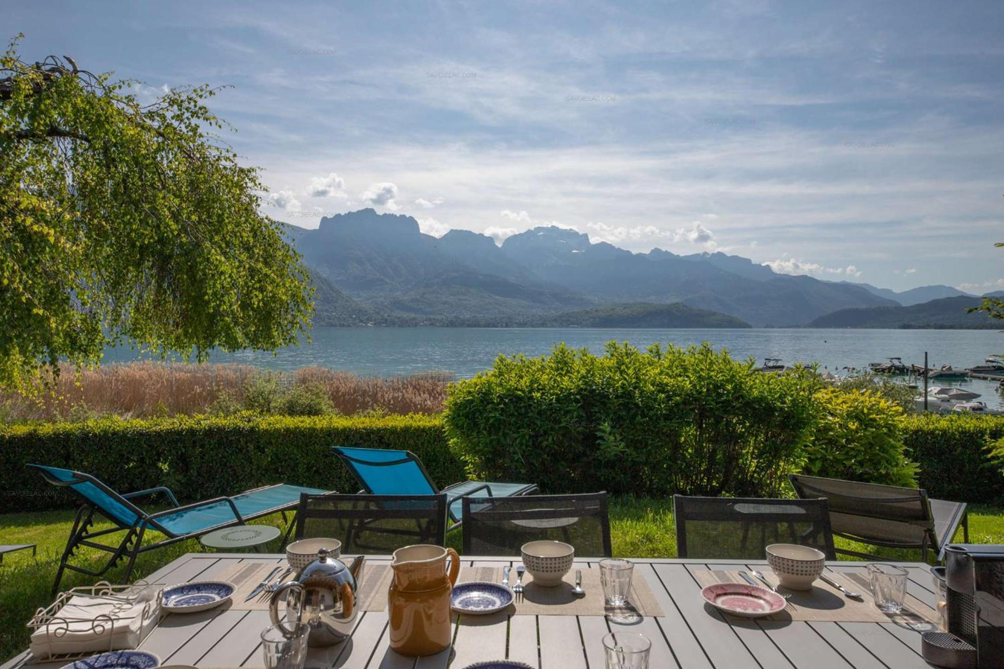 Savoielac - Lac D'Annecy - Sevrier - Bord De Lac : Villa Poisson Rouge Kültér fotó