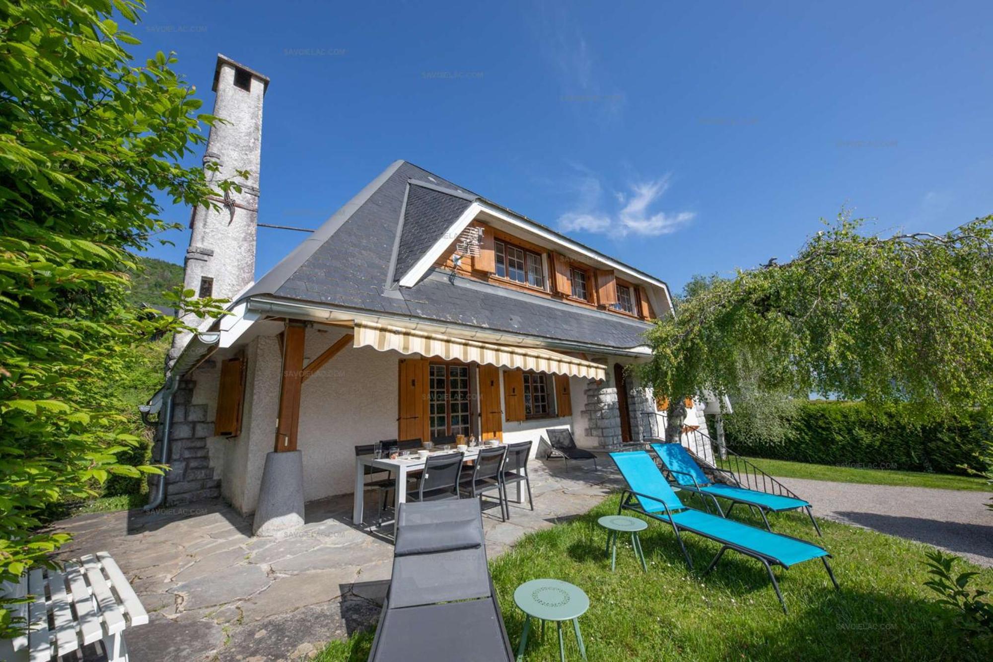 Savoielac - Lac D'Annecy - Sevrier - Bord De Lac : Villa Poisson Rouge Kültér fotó