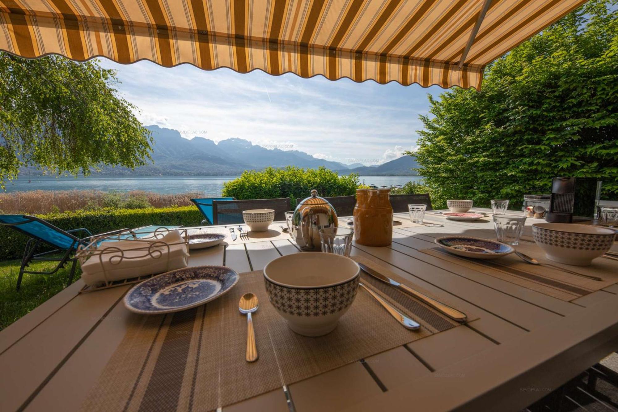 Savoielac - Lac D'Annecy - Sevrier - Bord De Lac : Villa Poisson Rouge Kültér fotó