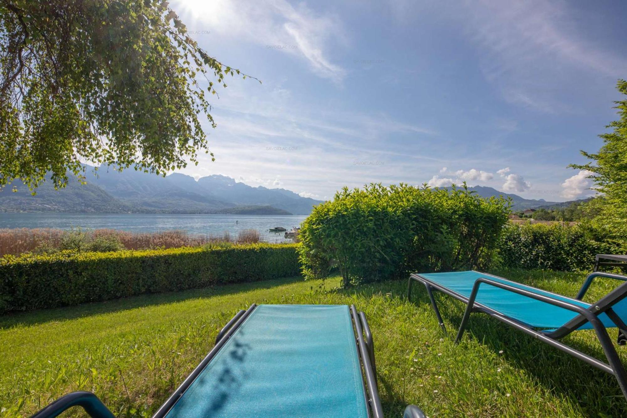 Savoielac - Lac D'Annecy - Sevrier - Bord De Lac : Villa Poisson Rouge Kültér fotó