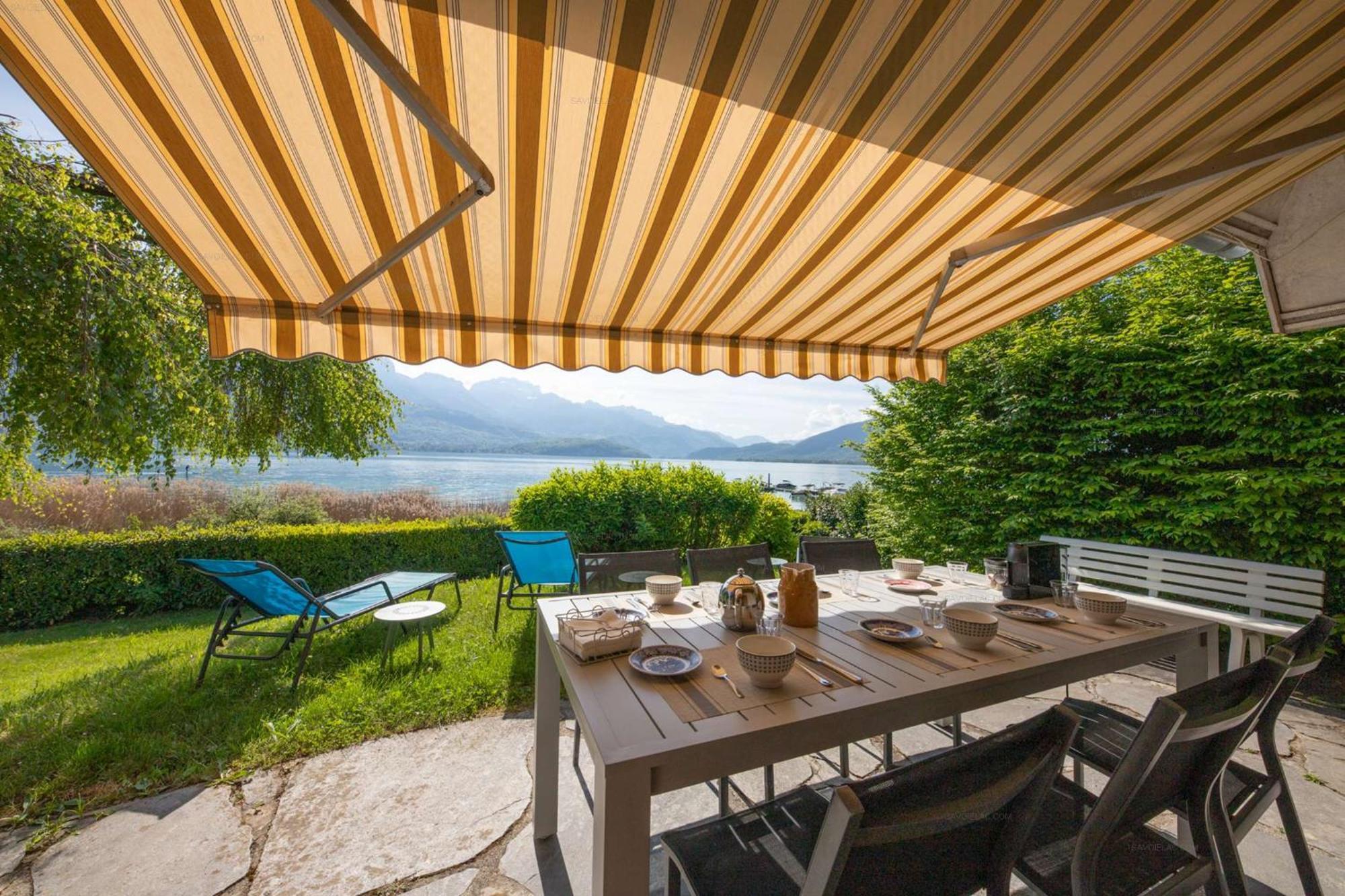 Savoielac - Lac D'Annecy - Sevrier - Bord De Lac : Villa Poisson Rouge Kültér fotó